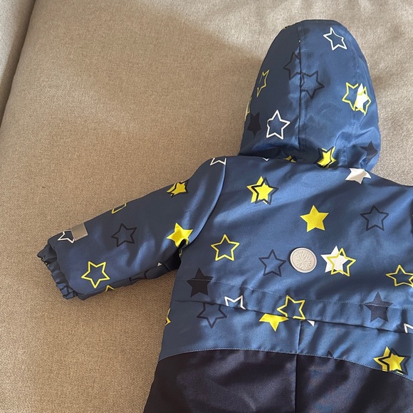 Star Patterned Baby Snowsuit - Picture 11 of 11